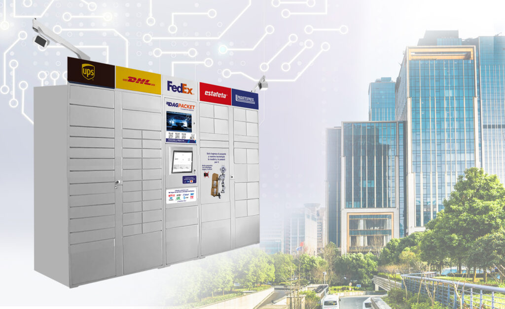 lockers smart dagpacket. Producto innovador. Innovación en logistica. Solución de propblemas de paqueteria en condominio y residenciales. Innovación de paqueteria. Pago de servicios las 24 horas Pago de luz, internet, telefonia y agua, las 24 horas. Recargas telefonicas. Locker Smart Andares Locker Smart Plaza del Sol Locker Smart Torre MInd Locker Smart Valle Real. Beneficios ecologicos. Ubicaciones de facil accesibilidad. Optimización de condominios. Optimzación de recursos.